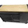 HBM Werkstattwagen 10 Schubladen 147 cm Schwarz – Bild 7