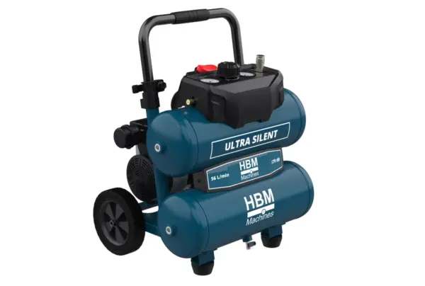 HBM ölfreier Kompressor, 17 Liter, 10 Bar, 1,1 PS – Bild 3