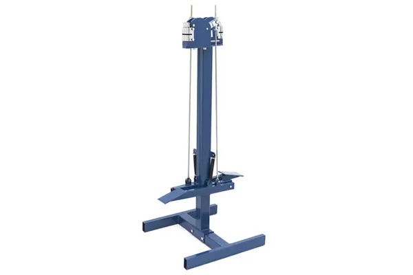 HBM Streck- und Stauchmaschine mit Untergestell