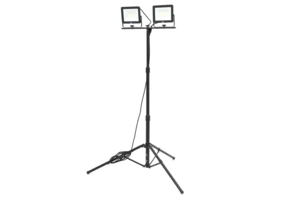 HBM doppelte LED baulampe mit stativ 5000 K HBM doppelte LED baulampe mit stativ 5000 K