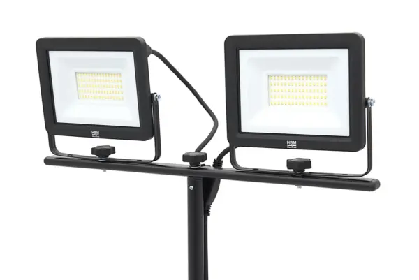 HBM doppelte LED baulampe mit stativ 5000 K – Bild 2 HBM doppelte LED baulampe mit stativ 5000 K – Bild 2