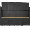 HBM Premium modulares Werkstattsystem, 16-teilig, mattschwarz – Bild 2
