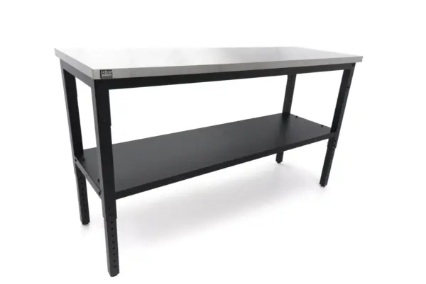 HBM Arbeitstisch Edelstahl 182 cm