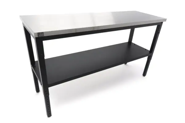 HBM Arbeitstisch Edelstahl 182 cm – Bild 2