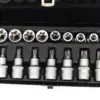 HBM Innen- und Außen-Torx-Steckschlüsselsatz 16-teilig 1/2″ – Bild 2