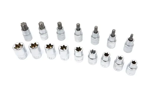 HBM Innen- und Außen-Torx-Steckschlüsselsatz 16-teilig 1/2″ – Bild 4