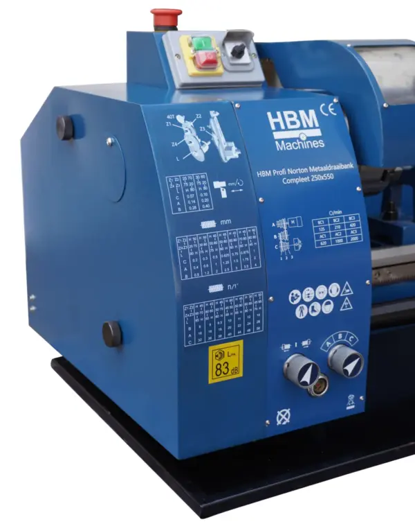 HBM Metalldrehbank 250 x 550 Norton – Bild 4
