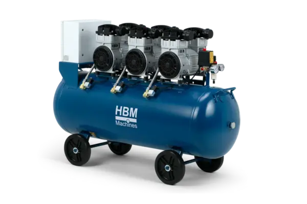 HBM ölfreier Kompressor, 150 Liter, 8 Bar, 6 PS, 400V