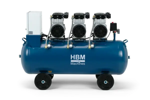 HBM ölfreier Kompressor, 150 Liter, 8 Bar, 6 PS, 400V – Bild 2