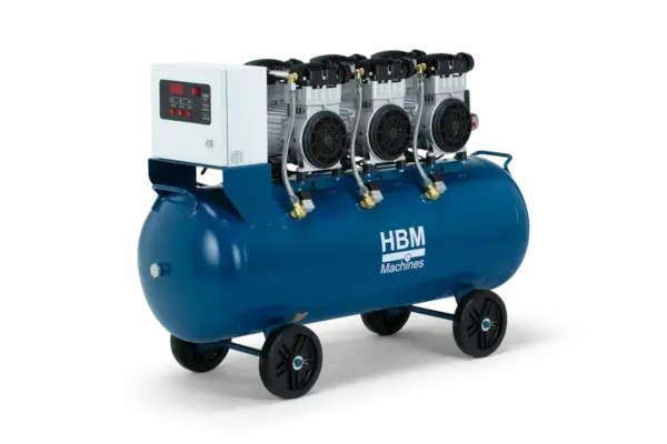 HBM ölfreier Kompressor, 150 Liter, 8 Bar, 6 PS, 400V – Bild 3