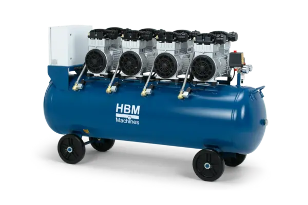 HBM ölfreier Kompressor, 200 Liter, 10 Bar, 8 PS, 400V