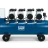 HBM ölfreier Kompressor, 200 Liter, 10 Bar, 8 PS, 400V – Bild 2