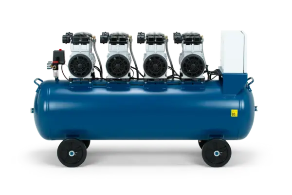 HBM ölfreier Kompressor, 200 Liter, 10 Bar, 8 PS, 400V – Bild 4