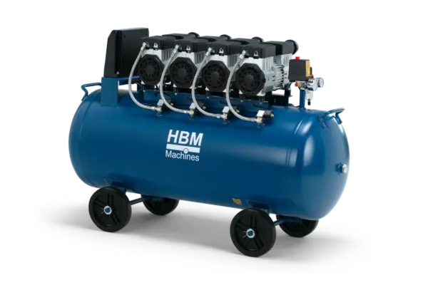 HBM ölfreier leiser Kompressor, 200 Liter, 8 Bar, 4 PS HBM ölfreier leiser Kompressor, 200 Liter, 8 Bar, 4 PS