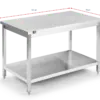 HBM Werkbank Edelstahl 120 cm – Bild 7