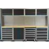 HBM professionelles Deluxe modulares Werkstattsystem, 16-teilig, schwarz-blau