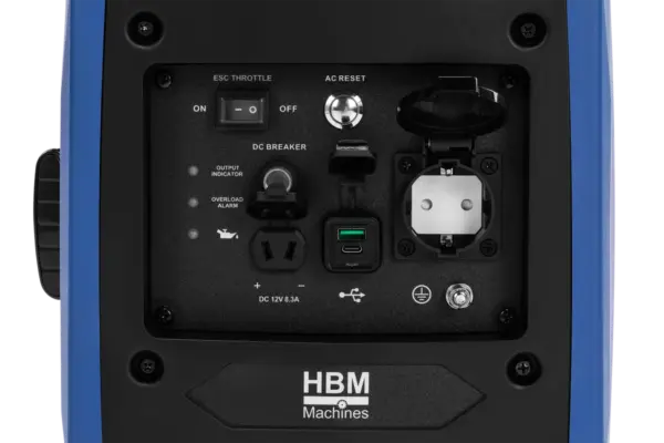 HBM Stromerzeuger 1800 W, 230 V, Benzin, Inverter – Bild 6
