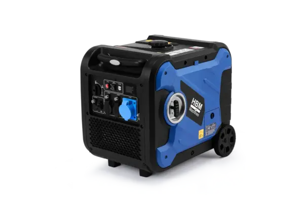 HBM Stromerzeuger 6000 W, 230 V, Benzin, Inverter – Bild 3