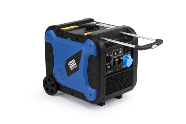 HBM Stromerzeuger 6000 W, 230 V, Benzin, Inverter – Bild 4