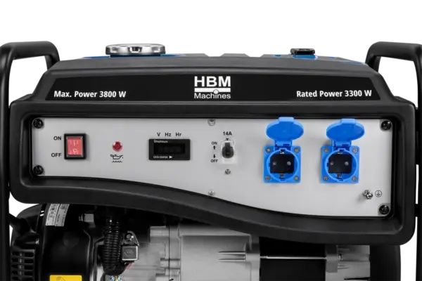HBM Stromerzeuger 3200 W, 230 V, Benzin – Bild 7 HBM Stromerzeuger 3200 W, 230 V, Benzin – Bild 7