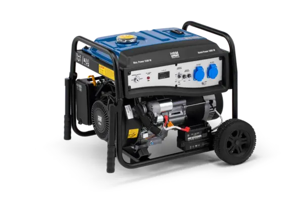 HBM Stromerzeuger 5000 W, 230 V, Benzin – Bild 3