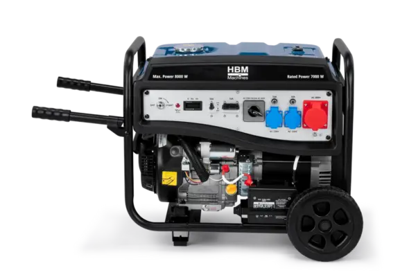 HBM Stromerzeuger 7000 W, 230/400 V, Benzin – Bild 2 HBM Stromerzeuger 7000 W, 230/400 V, Benzin – Bild 2
