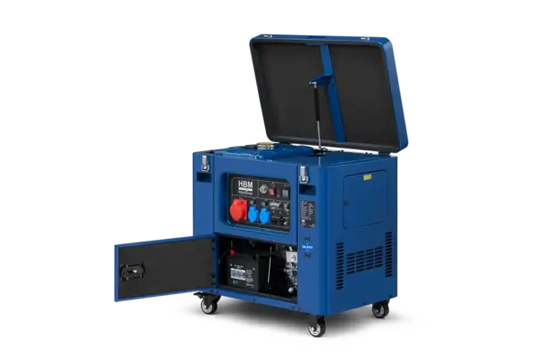 HBM Stromerzeuger 6500 W, 230/400 V, Diesel – Bild 4