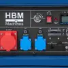 HBM Stromerzeuger 6500 W, 230/400 V, Diesel – Bild 6