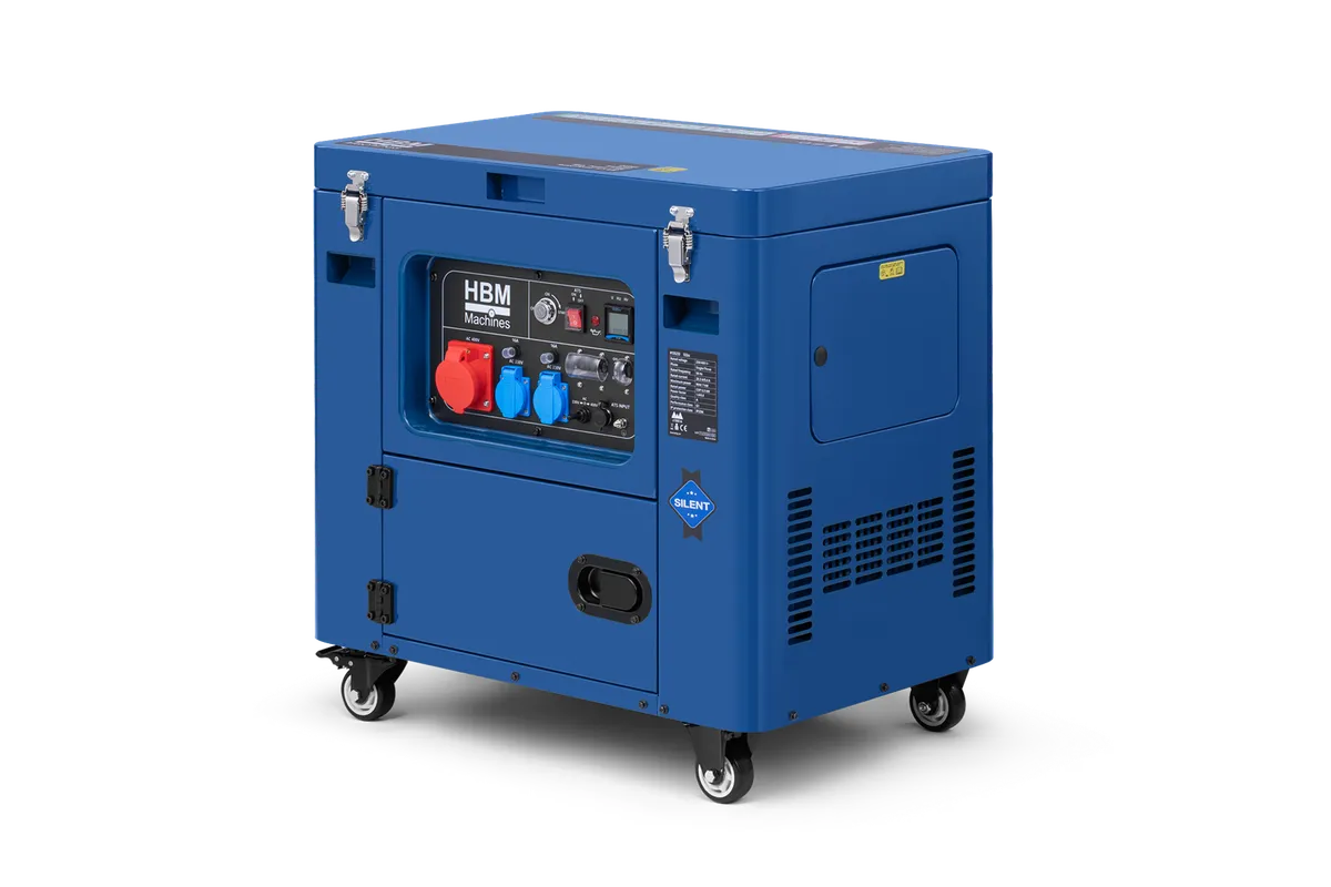 HBM Stromerzeuger 6500 W, 230/400 V, Diesel