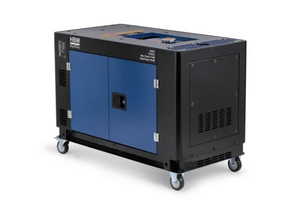HBM Dieselgenerator mit 870 cm³ Dieselmotor 230V/400V 11000W HBM Dieselgenerator mit 870 cm³ Dieselmotor 230V/400V 11000W