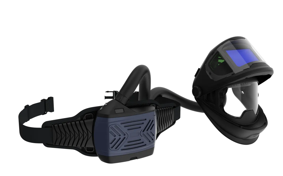 HBM Airshield Elite Schweißhelm mit Absaugung, 230 L/min