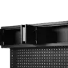 HBM Werkbank 114 cm mit 3 Schubladen, Schrankwand und Rückwand, schwarz – Bild 8