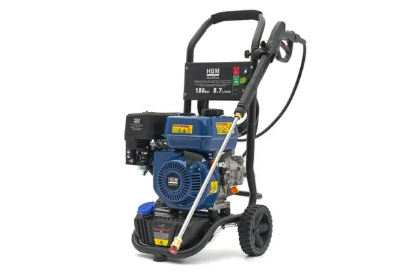 HBM Benzin-Hochdruckreiniger 186 bar 8,7 l/min 196 cc HBM Benzin-Hochdruckreiniger 186 bar 8,7 l/min 196 cc