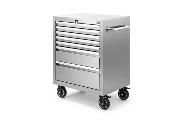 HBM Werkzeugwagen 7 Schubladen Edelstahl HBM Werkzeugwagen 7 Schubladen Edelstahl