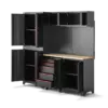 HBM modulares Werkstattsystem 6-teilig, schwarz rot, Modell A – Bild 4 HBM modulares Werkstattsystem 6-teilig, schwarz rot, Modell A – Bild 4