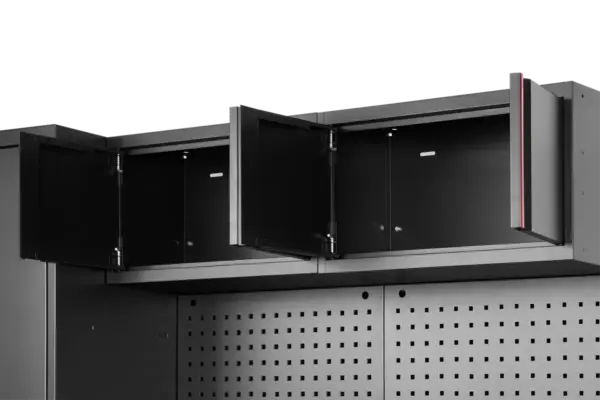 HBM modulares Werkstattsystem 6-teilig, schwarz rot, Modell A – Bild 6 HBM modulares Werkstattsystem 6-teilig, schwarz rot, Modell A – Bild 6