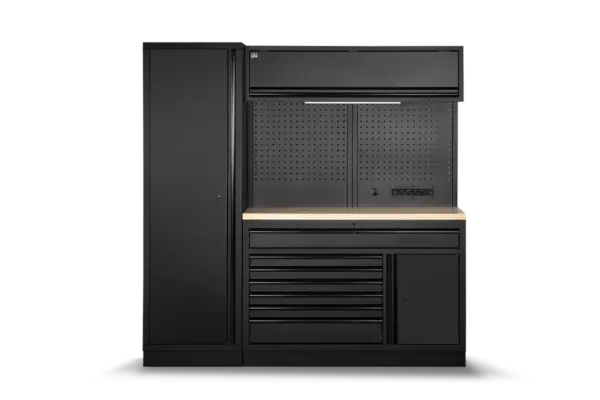 HBM modulares Werkstattsystem 6-teilig, schwarz – Bild 2