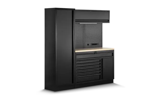 HBM modulares Werkstattsystem 6-teilig, schwarz – Bild 3