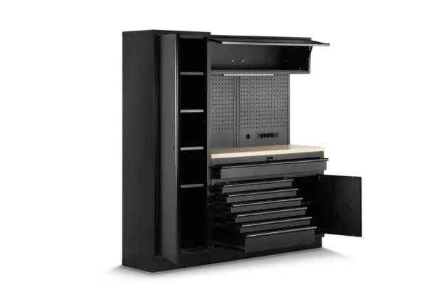 HBM modulares Werkstattsystem 6-teilig, schwarz – Bild 5