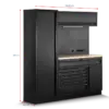 HBM modulares Werkstattsystem 6-teilig, schwarz – Bild 6