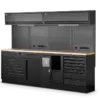 HBM modulares Werkstattsystem 10-teilig, schwarz