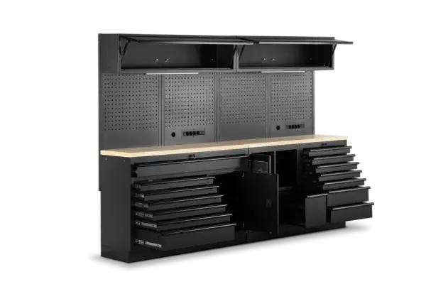 HBM modulares Werkstattsystem 10-teilig, schwarz – Bild 5