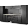 HBM modulares Werkstattsystem 13-teilig, schwarz
