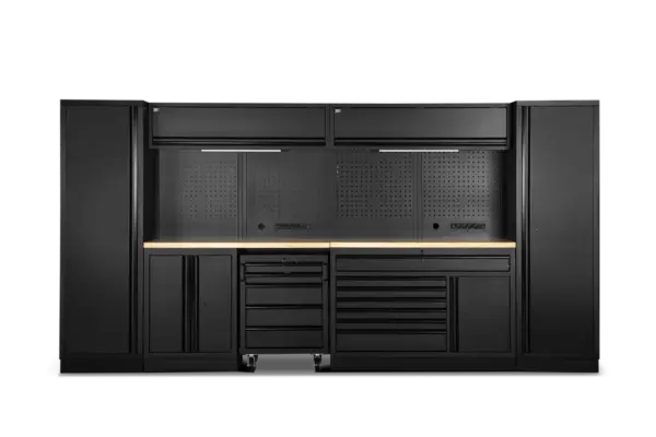 HBM modulares Werkstattsystem 13-teilig, schwarz – Bild 2
