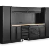HBM modulares Werkstattsystem 13-teilig, schwarz – Bild 3