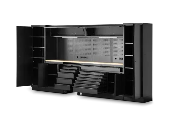 HBM modulares Werkstattsystem 13-teilig, schwarz – Bild 4