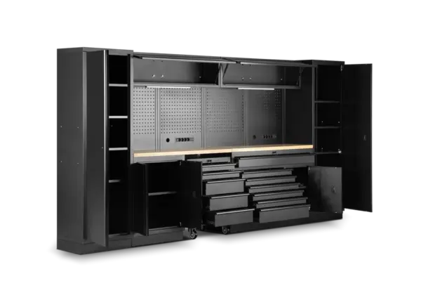 HBM modulares Werkstattsystem 13-teilig, schwarz – Bild 5