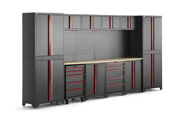 HBM modulares Werkstattsystem 12-teilig, schwarz rot – Bild 3 HBM modulares Werkstattsystem 12-teilig, schwarz rot – Bild 3