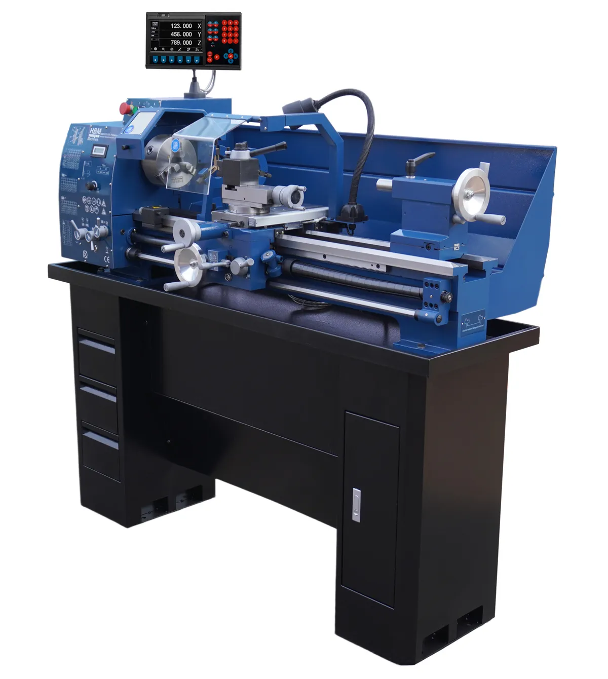 HBM Metalldrehbank 320 x 900 DRO vario