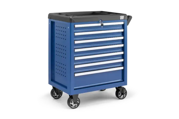 HBM Werkzeugwagen 7 Schubladen, Modell 2, blau – Bild 2